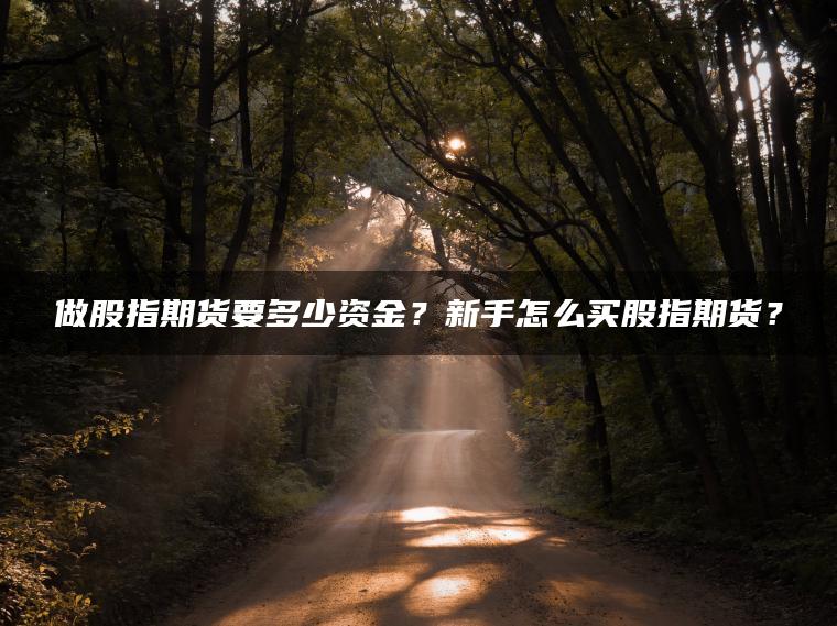 微交易10元期货做股指期货要多少资金？新手怎么买股指期货？