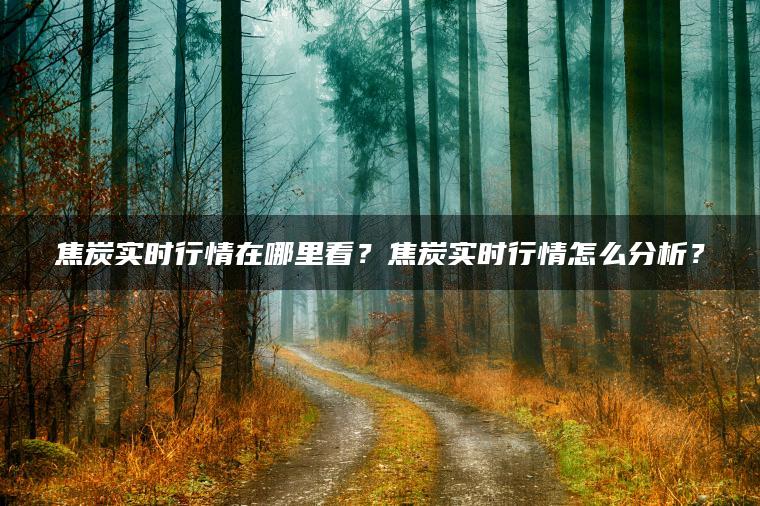 焦炭实时行情在哪里看？焦炭实时行情怎么分析？